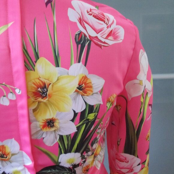 *SOLD* Dolce & Gabbana Long Sleeve Midi Rabbit Dress - Picture 9 of 14